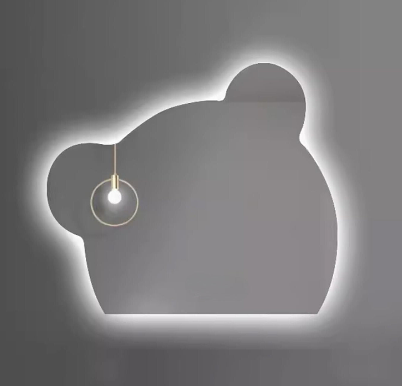 Pure Bath Anti-Foggy LED Bear Frameless Mirror 28"x32"