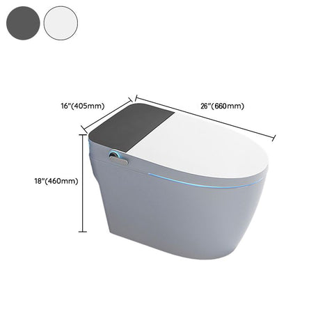 BVT - Smart Toilet, One Piece Bidet Toilet for Bathrooms JN9005. Black/White