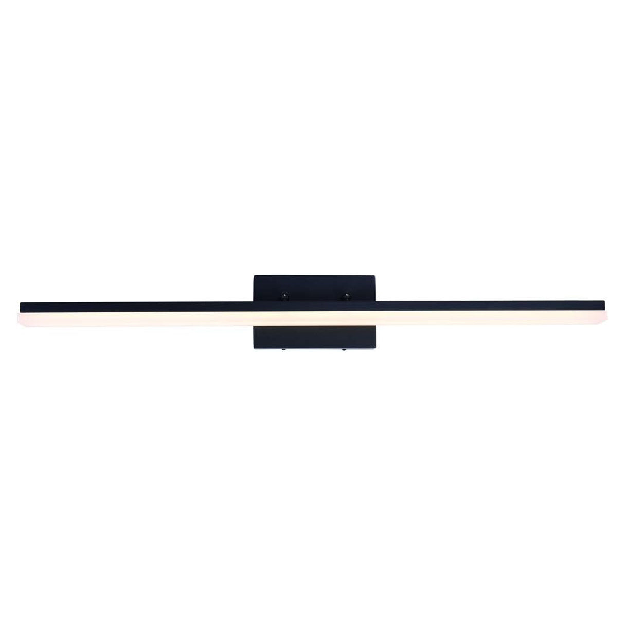 Minimalist Linear LED Wall Light – Matte Black Finish HT-9875 MB