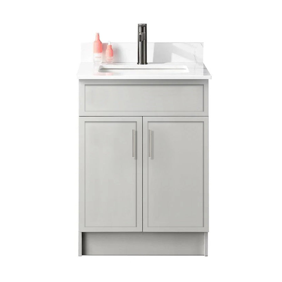 24″ Bathroom Vanity (HDF). Slim Shaker. Free Standing