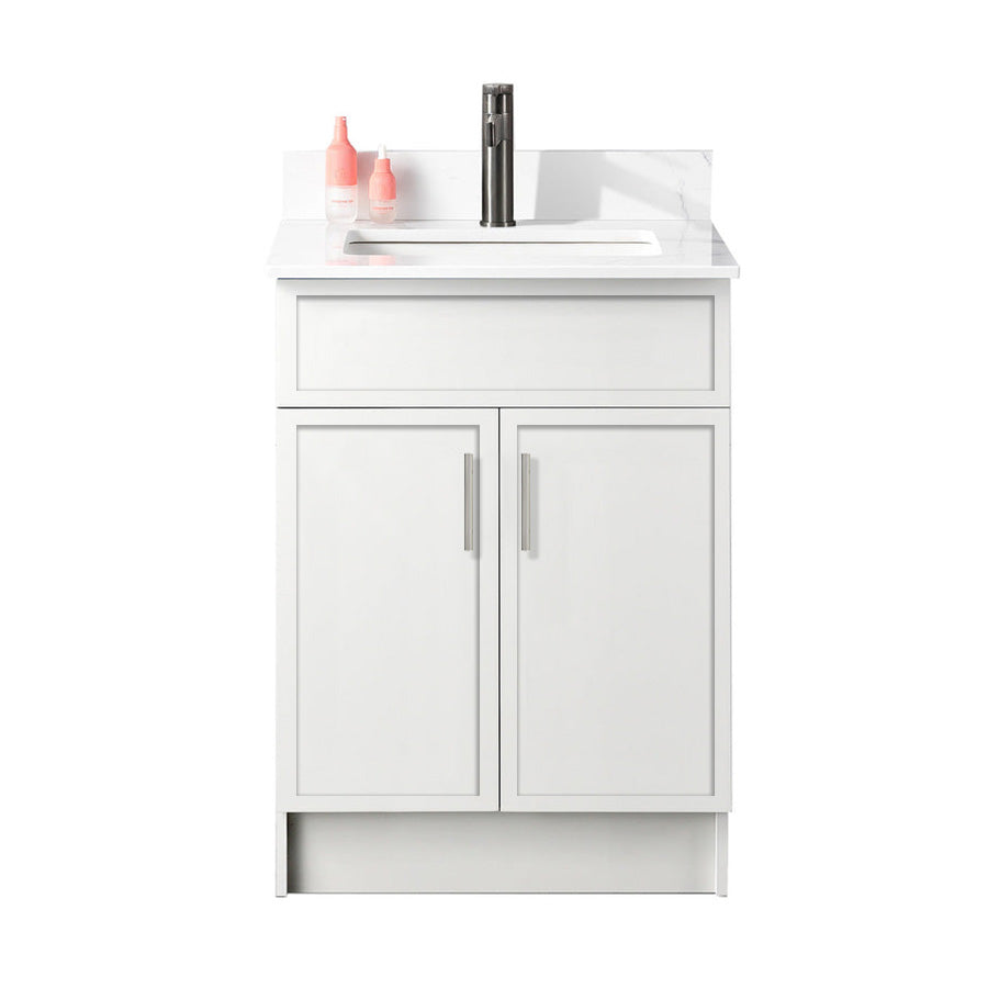 24″ Bathroom Vanity (HDF). Slim Shaker. Free Standing