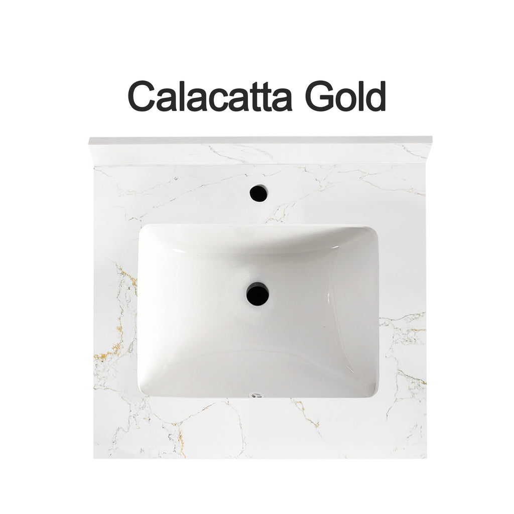 Countertop 25" x 22.5" Calacatta Gold