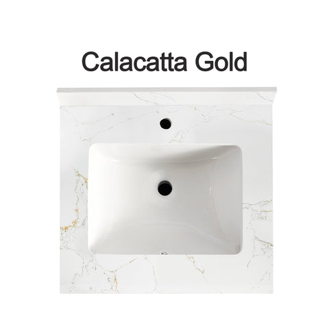 Countertop 25" x 22.5" Calacatta Gold