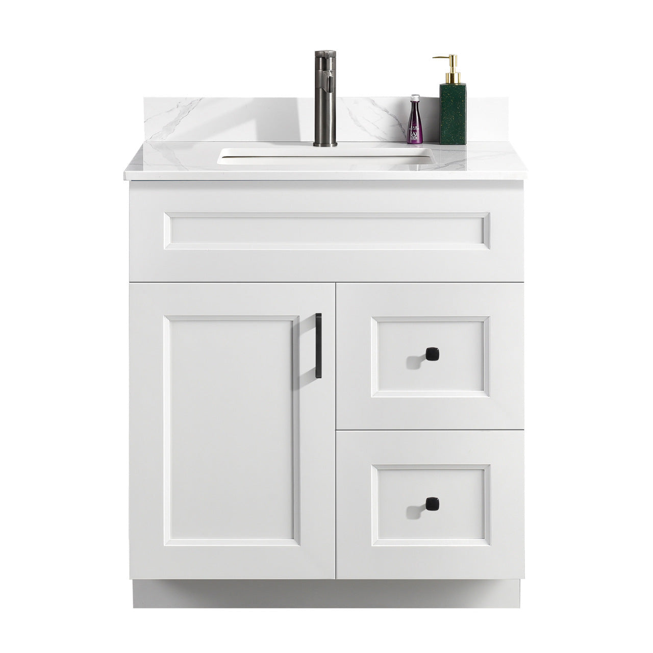 30″ Bathroom Vanity (Pinewood). Free Standing