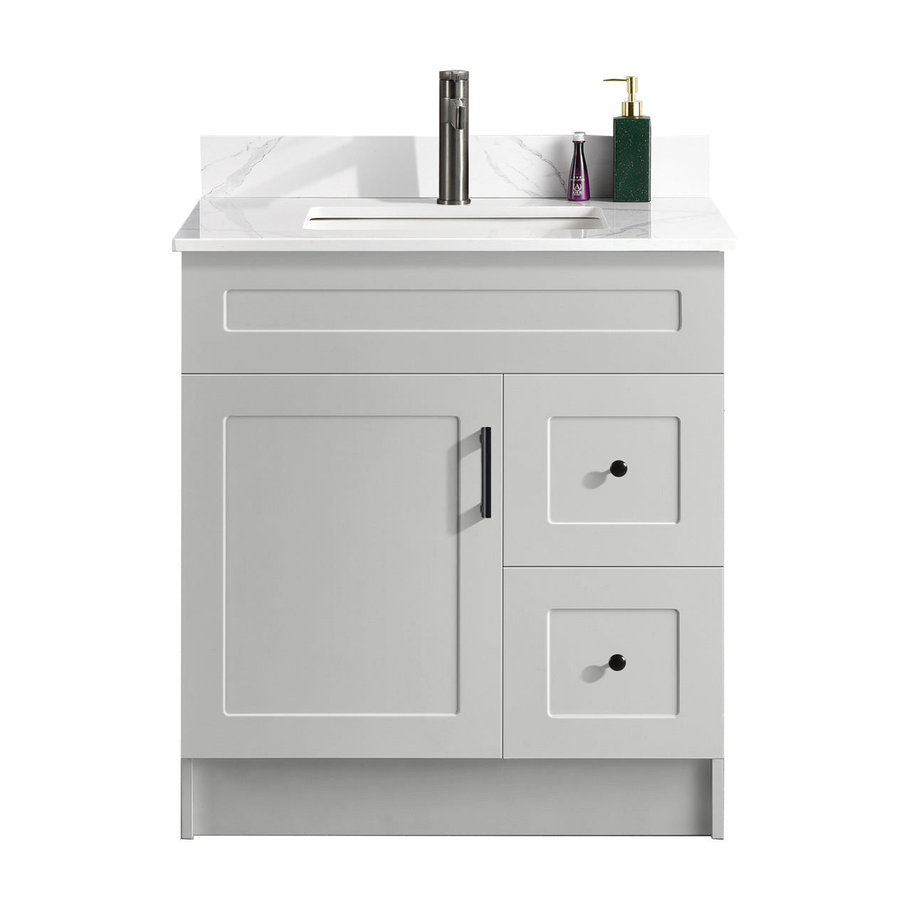 30″ Bathroom Vanity (HDF). Free Standing