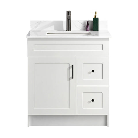 30″ Bathroom Vanity (HDF). Free Standing