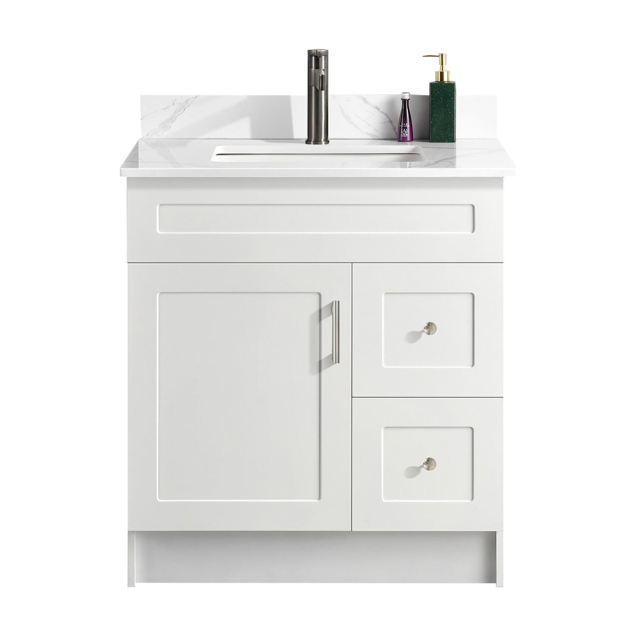 30″ Bathroom Vanity (HDF). Free Standing