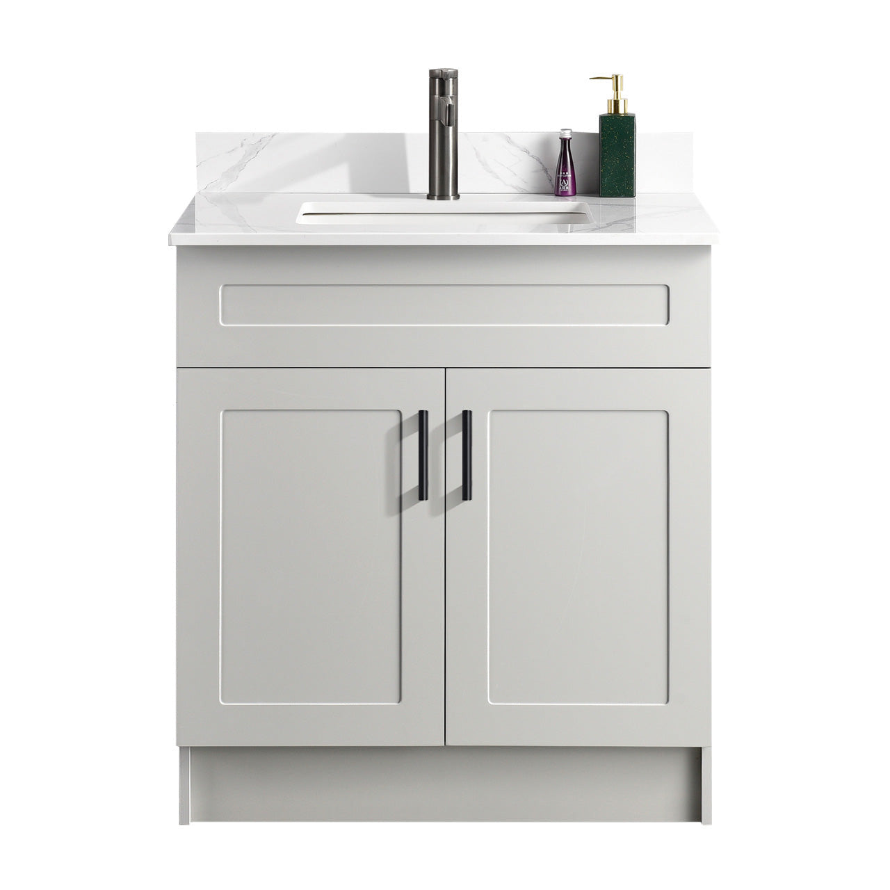 30″ Bathroom Vanity (HDF). Double Doors. Free Standing