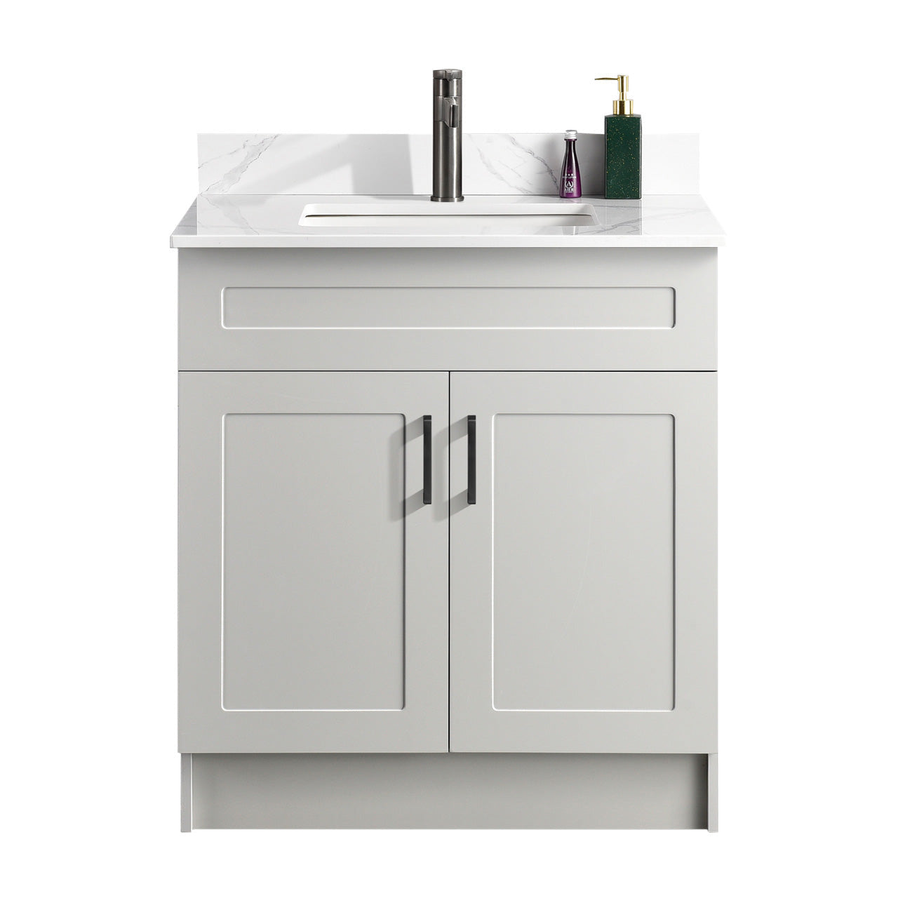 30″ Bathroom Vanity (HDF). Double Doors. Free Standing