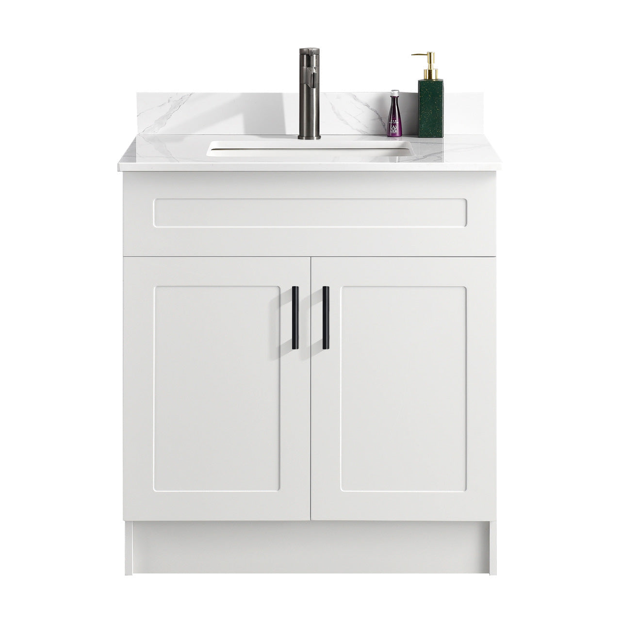 30″ Bathroom Vanity (HDF). Double Doors. Free Standing