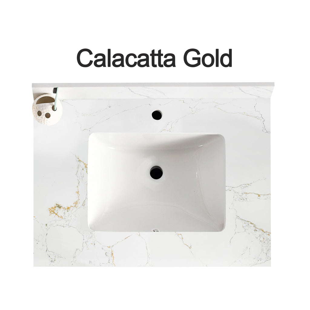 Countertop 31" x 22.5" Calacatta Gold