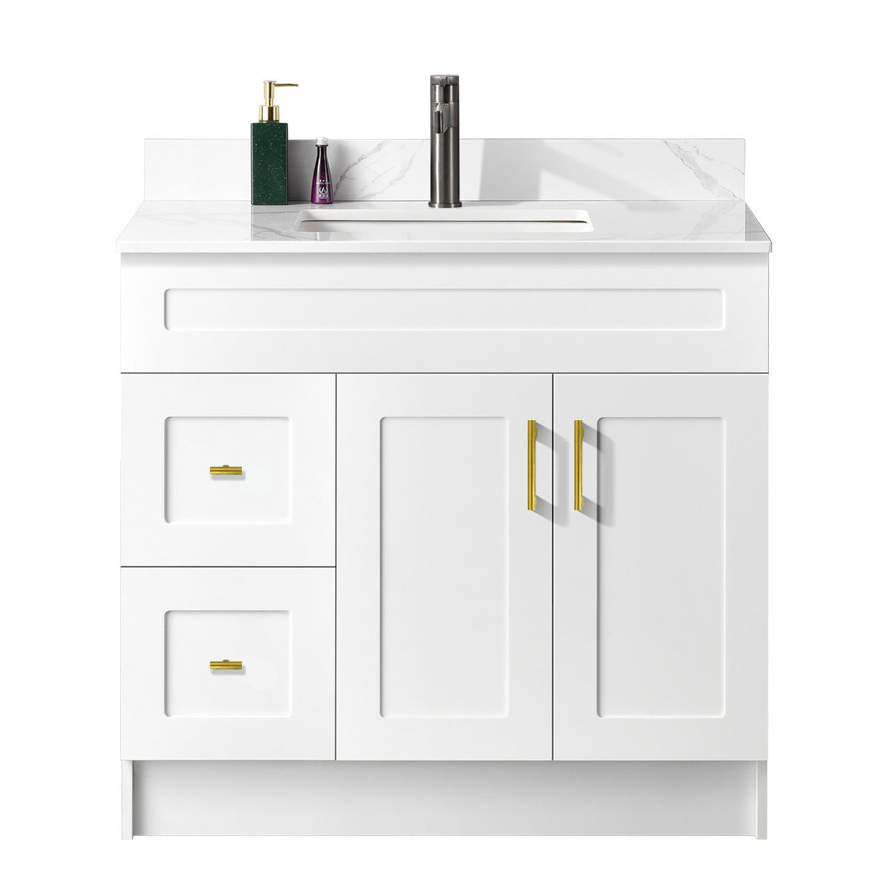 36″ Bathroom Vanity (HDF). Free Standing