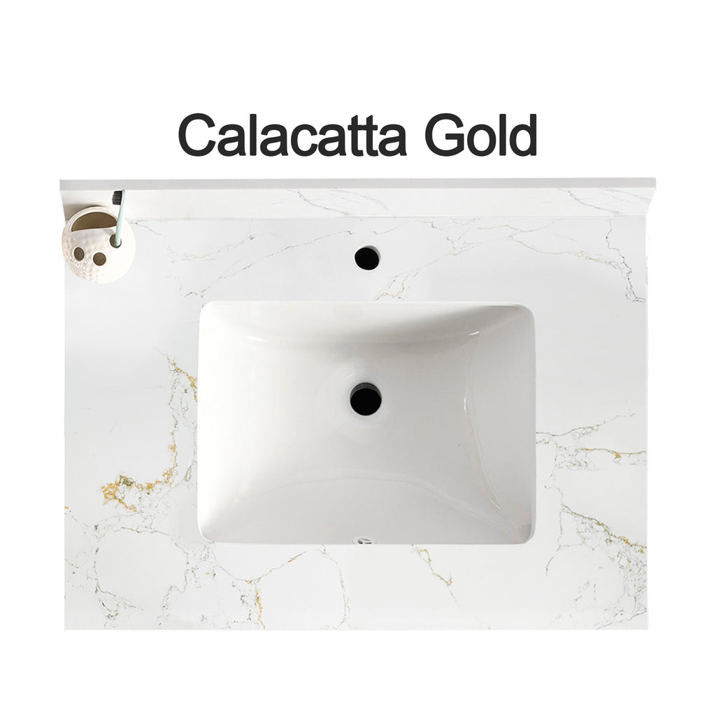 Countertop 37" x 22.5" Calacatta Gold