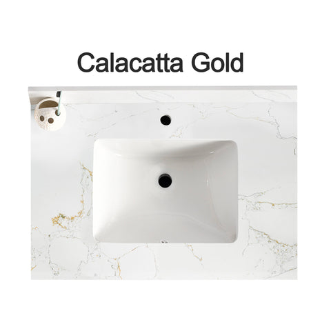 Countertop 43" x 22.5" Calacatta Gold