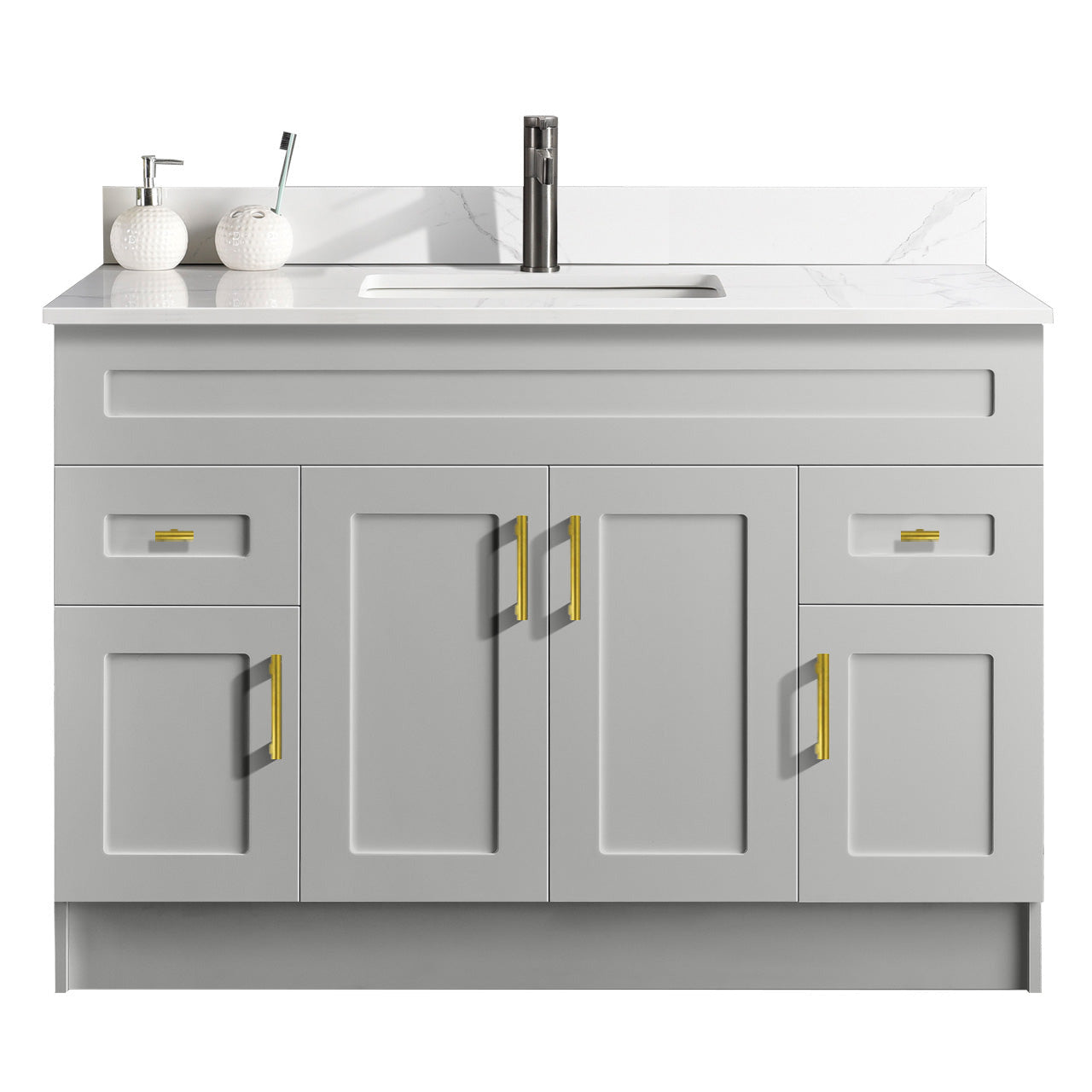 48″ Bathroom Vanity (HDF). Free Standing