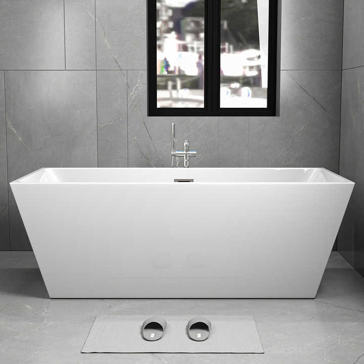 67" Freestanding Tub in White CM-7102