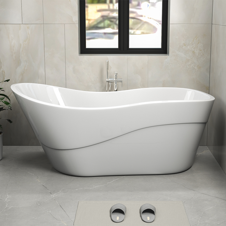 67" Freestanding Tub in White CM-7113