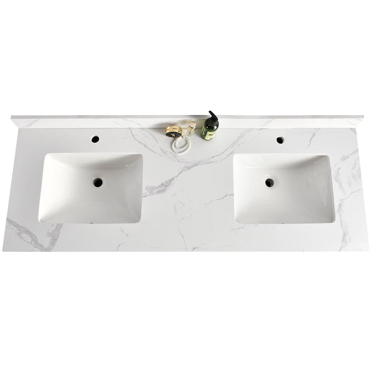 72″ Bathroom Vanity (HDF). Double Sink. Free Standing