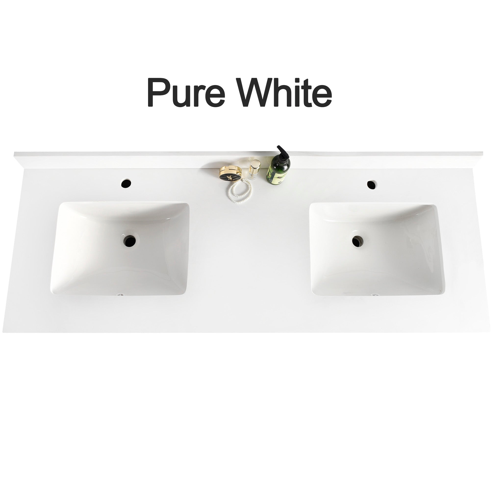 72″ Bathroom Vanity (HDF). Double Sink. Free Standing