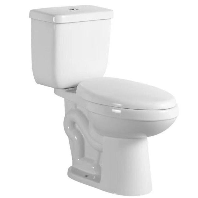 Two-Piece Toilet Bowl 8139A /888 – White, High-Efficiency Flush with Soft-Close Seat