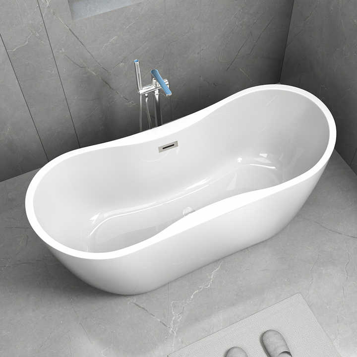 62" Freestanding Tub in White CM-7107