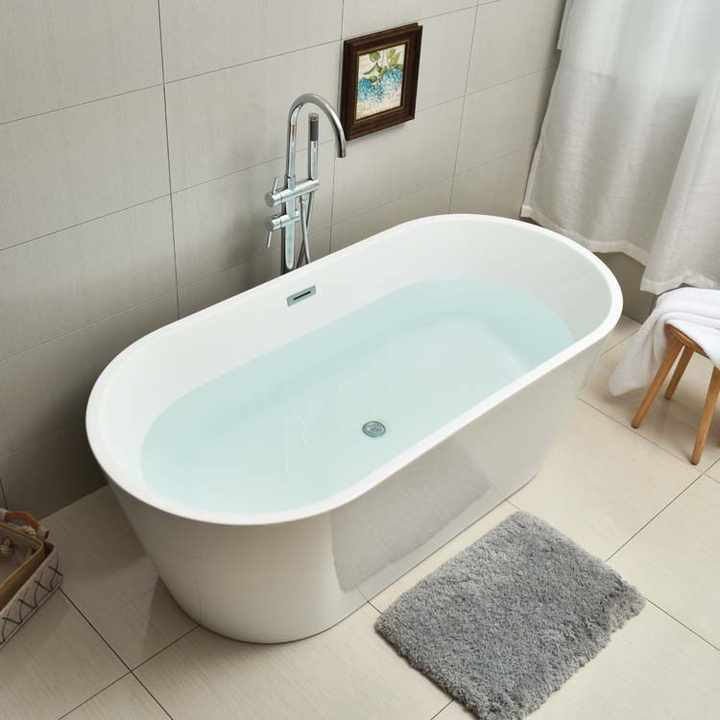 59" Freestanding Tub in White CM-7109