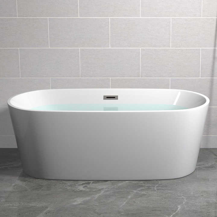 55" Freestanding Tub in White CM-7109