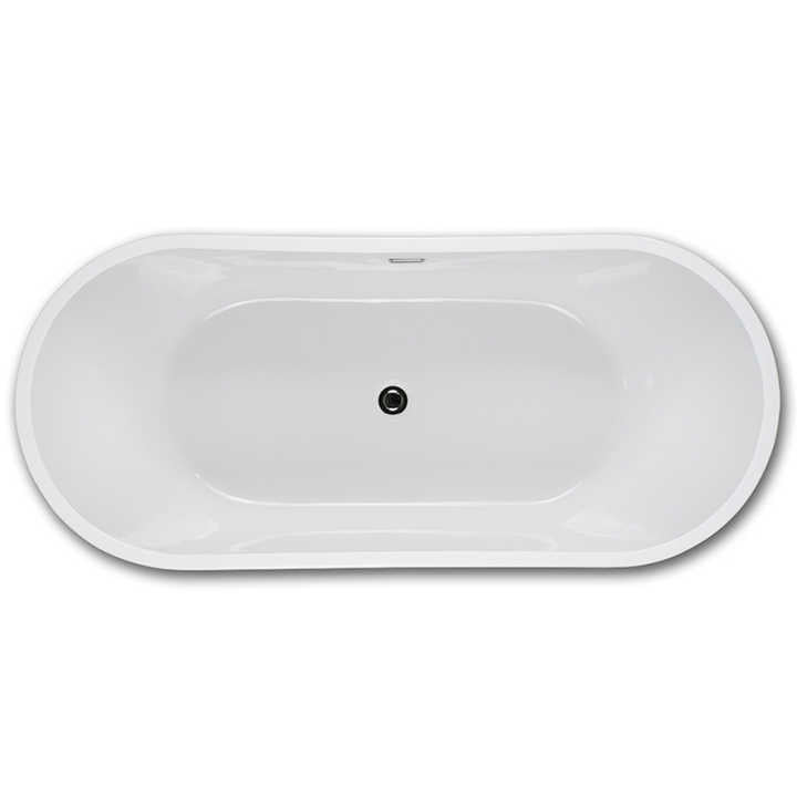 59" Freestanding Tub in White CM-7109