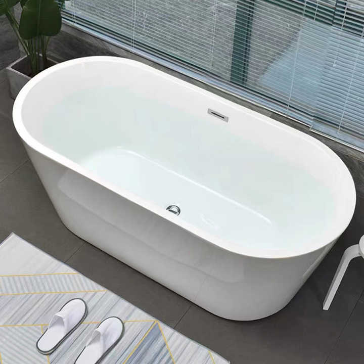 55" Freestanding Tub in White CM-7109