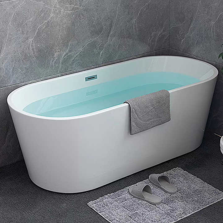 55" Freestanding Tub in White CM-7109