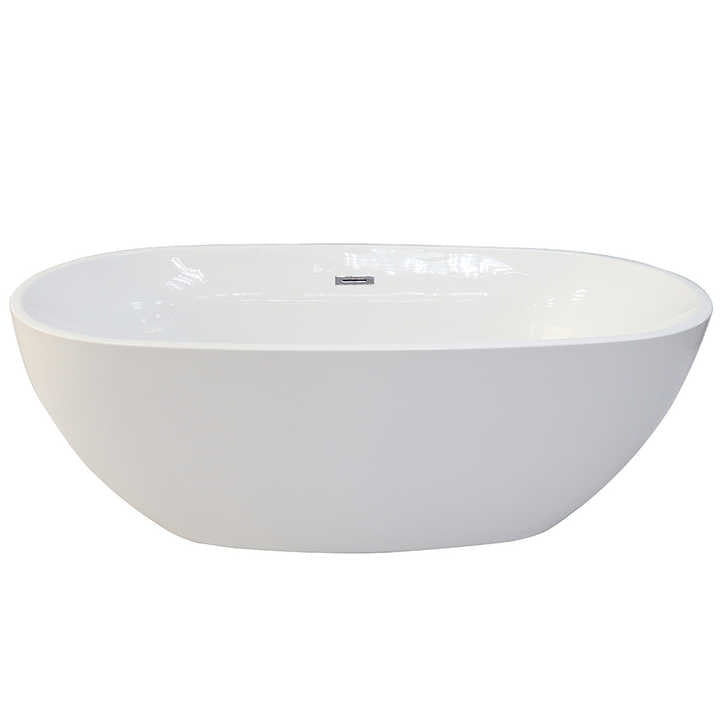 59" Freestanding Tub in White CM-7122