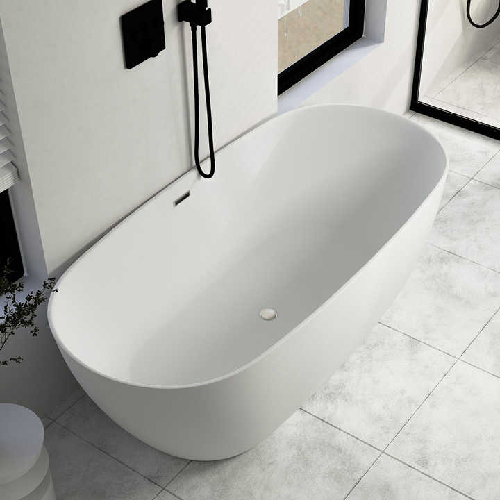 59" Freestanding Tub in White CM-7122