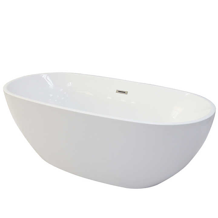 59" Freestanding Tub in White CM-7122