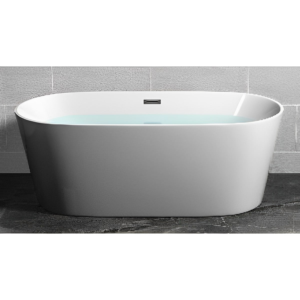 59" Freestanding Tub in White CM-7109