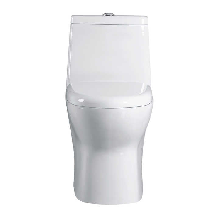 One-Piece Toilet Bowl 1368 – White, High-Efficiency Dual Flush with Soft-Close Seat