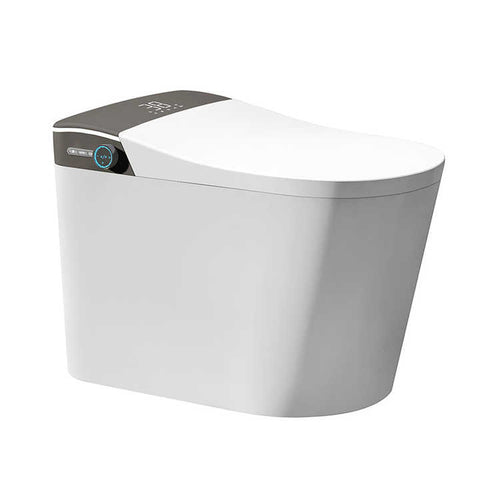 BVT - Smart Toilet, One Piece Bidet Toilet for Bathrooms JN9013W. White/Black. Remote Control