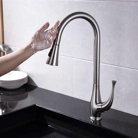 Pull-Down Kitchen Faucet with Sensor CZ372502