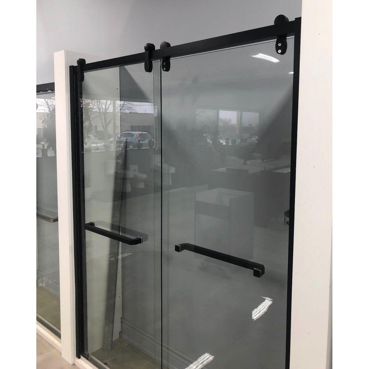 60"W x 70"H Standing Shower Door