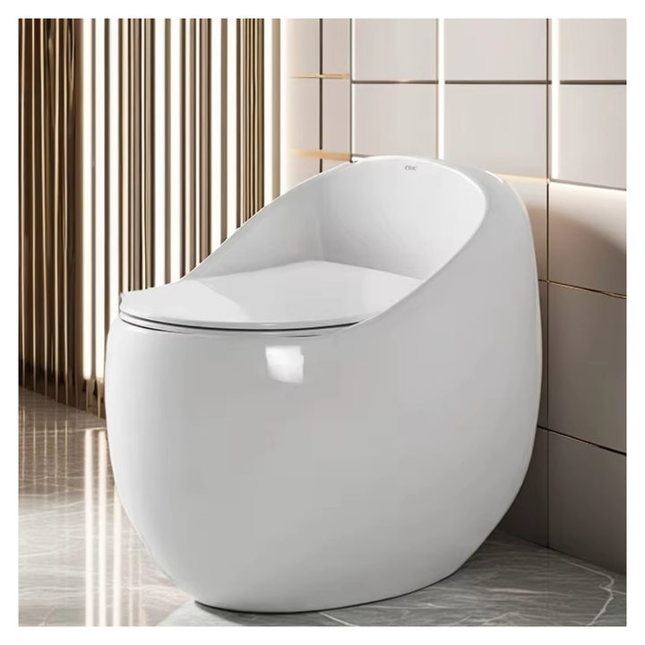 One-Piece Toilet Bowl 3158 – White, High-Efficiency Dual Flush with Soft-Close Seat