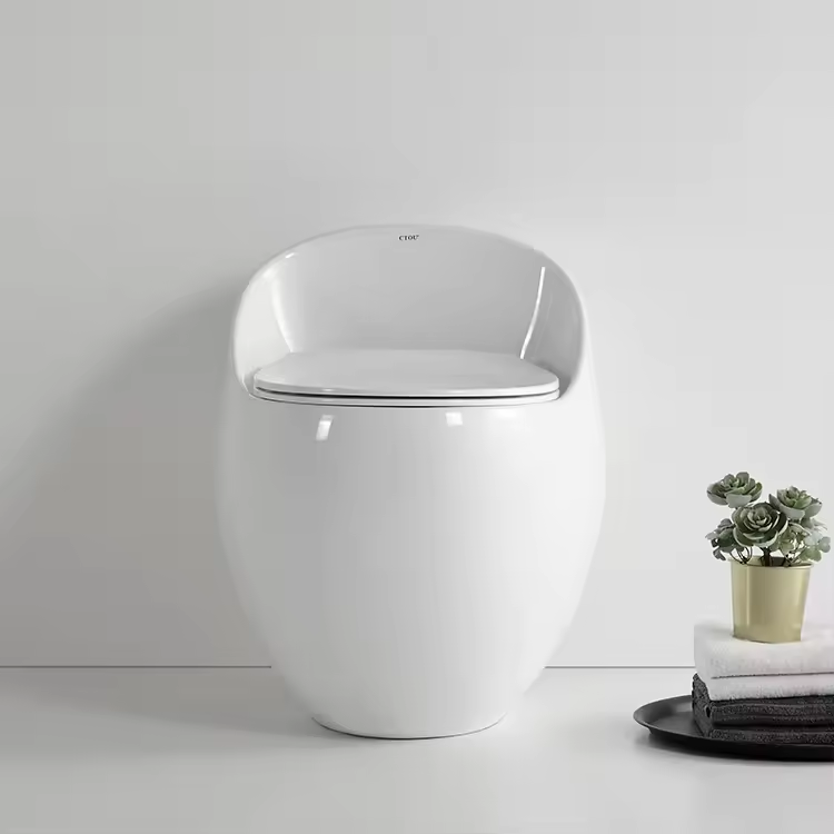 One-Piece Toilet Bowl 3158 – White, High-Efficiency Dual Flush with Soft-Close Seat