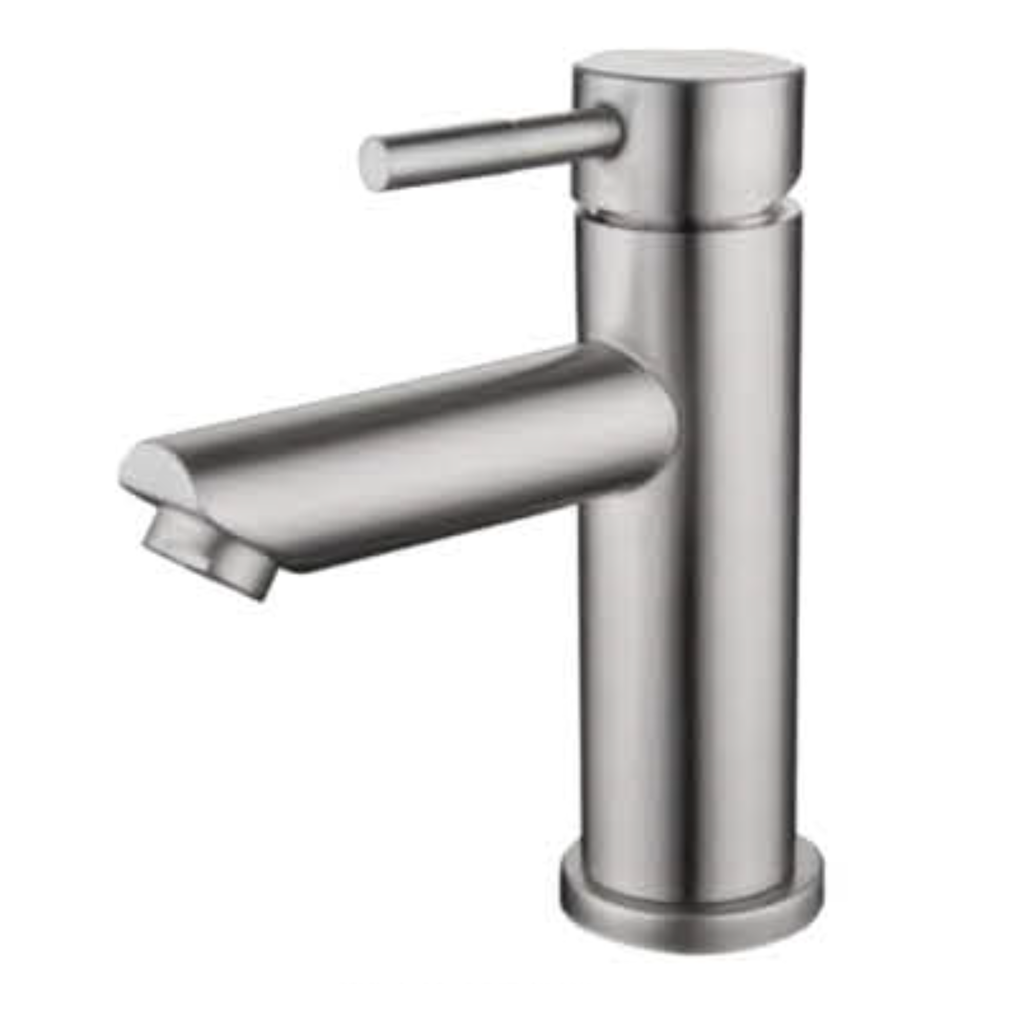 #8888 Stainless Steel Single Hole Bathroom Vanity Faucet-Brushed Nickel