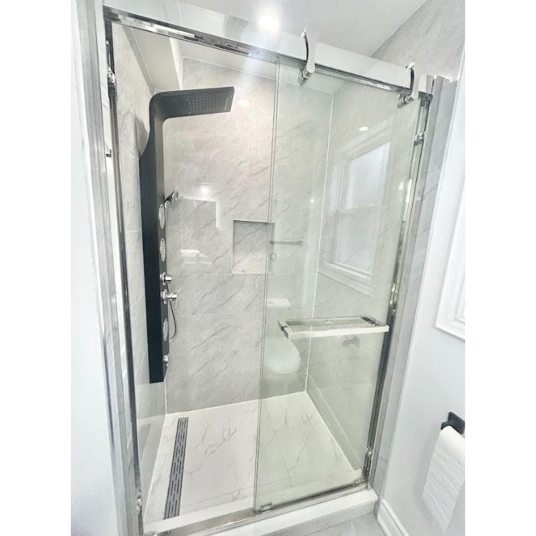 48"W x 70"H Standing Shower Door