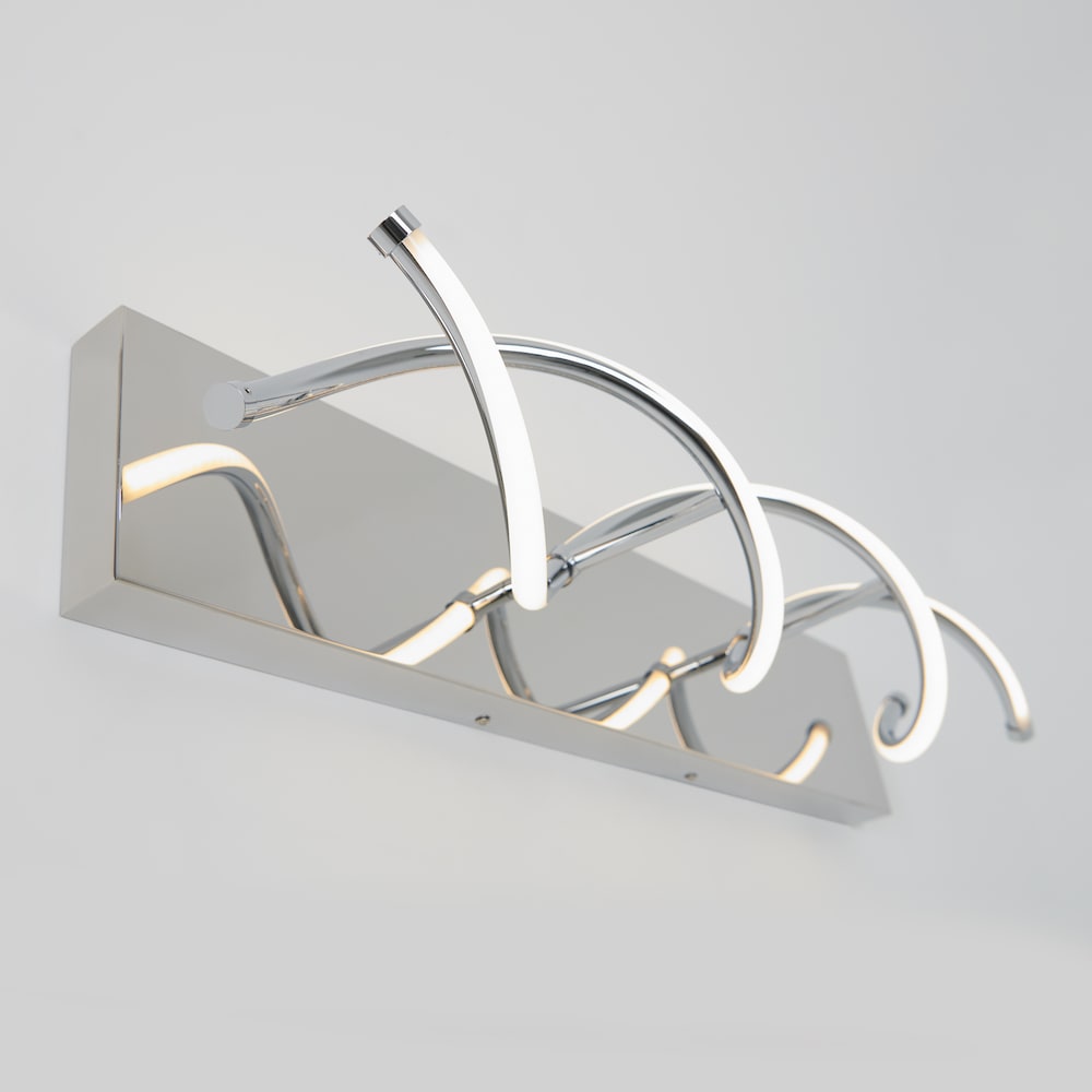 Wave Design LED Wall Light – Chrome Finish HT-9872